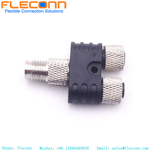 Connettore M8 4P tipo Y maschio-femmina