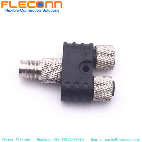 Connettore M8 4P tipo Y maschio-femmina