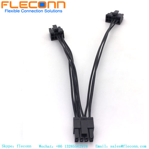 Cablaggio Molex a 8 pin Gruppo cavo sdoppiatore a Y