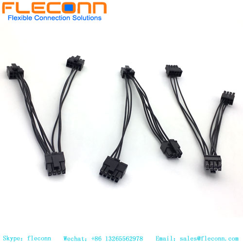 Cablaggio Molex a 8 pin Gruppo cavo sdoppiatore a Y