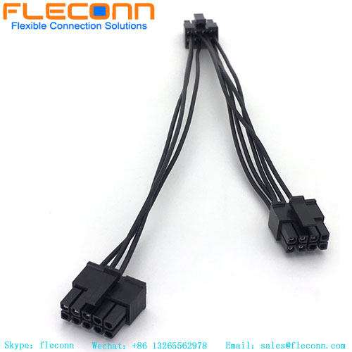 Cablaggio Molex a 8 pin Gruppo cavo sdoppiatore a Y