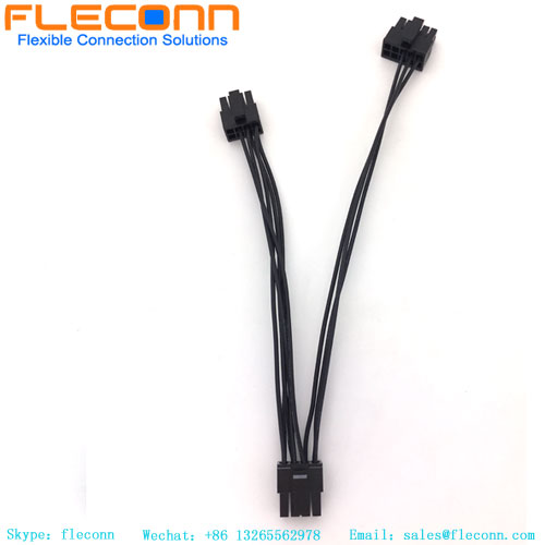 Cablaggio Molex a 8 pin Gruppo cavo sdoppiatore a Y