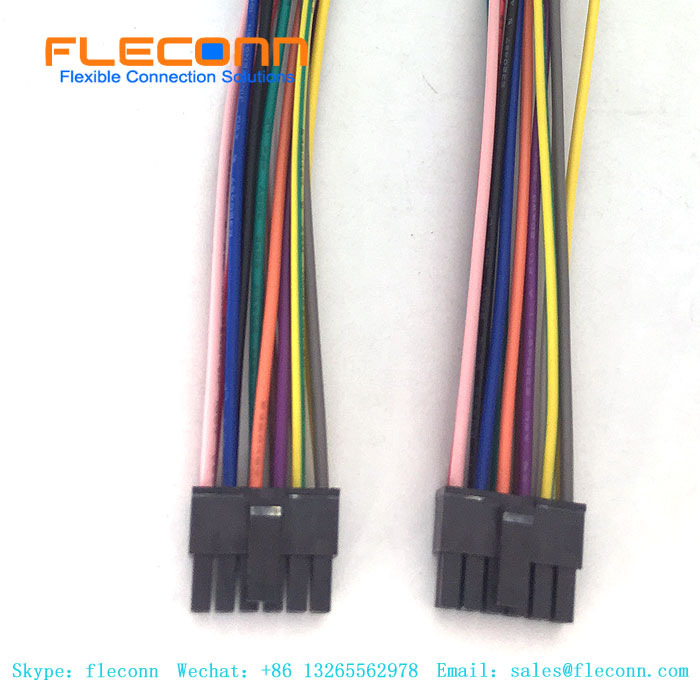 Cablaggio cavo femmina Micro Fit 3.0 Molex 43025 12 pin passo 3.0