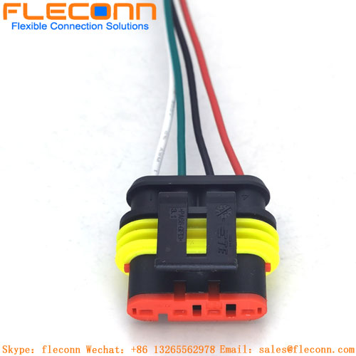 Custodia TE AMP Superseal da 1,5 mm per cablaggio con terminali femmina