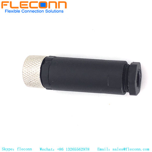 Connettore cablabile da campo femmina M8 a 3 pin