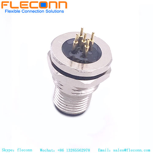 Connettore per montaggio a pannello M12 a 5 pin