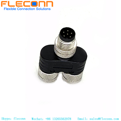 Splitter tipo Y M12 a 6 pin