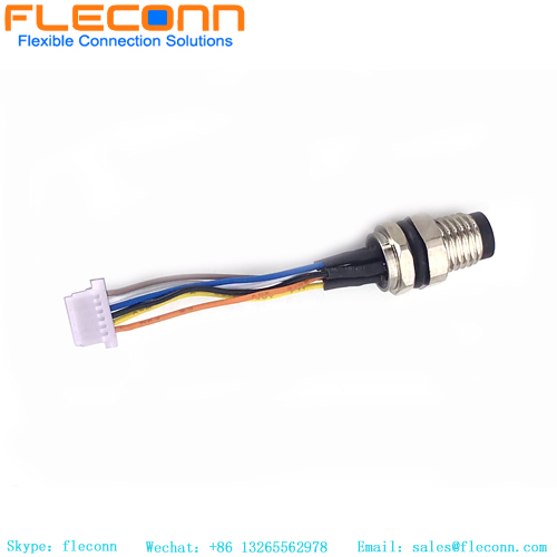 Cablaggio del connettore per montaggio posteriore M8 personalizzato