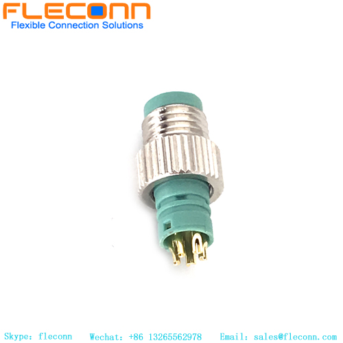 Connettore stampaggio codice B M8 maschio a 5 pin