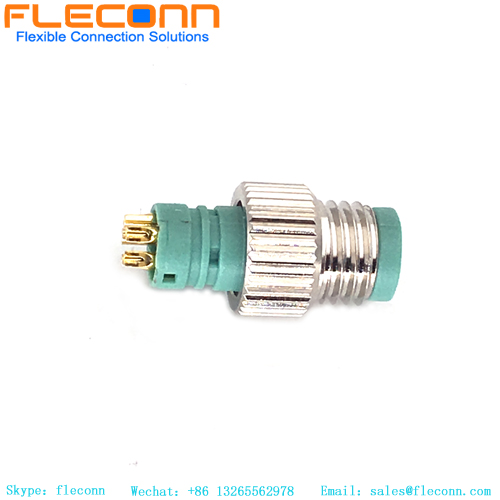 Connettore stampaggio codice B M8 maschio a 5 pin