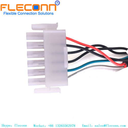 Cablaggio connettore personalizzato TE MATE-N-LOK serie 640585-1 a 6 pin