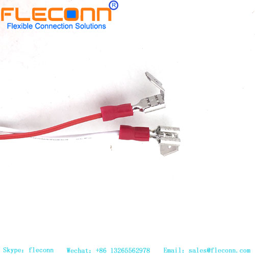 Cavo connettore a crimpare PiggyBack femmina da 6,4 mm a forcella