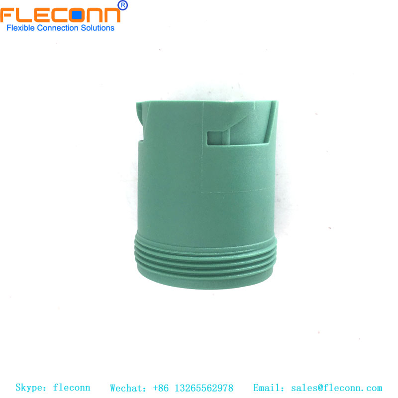 Deutsch HD14-9-1939P-P080 Presa a 9 posizioni, maschio, in linea, posteriore filettata