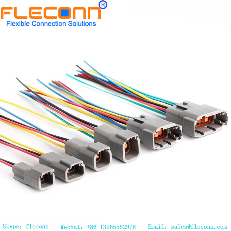Connettori del cablaggio elettrico automatico Deutsch DTM04-4P serie DT 2 3 4 6 8 12 pin