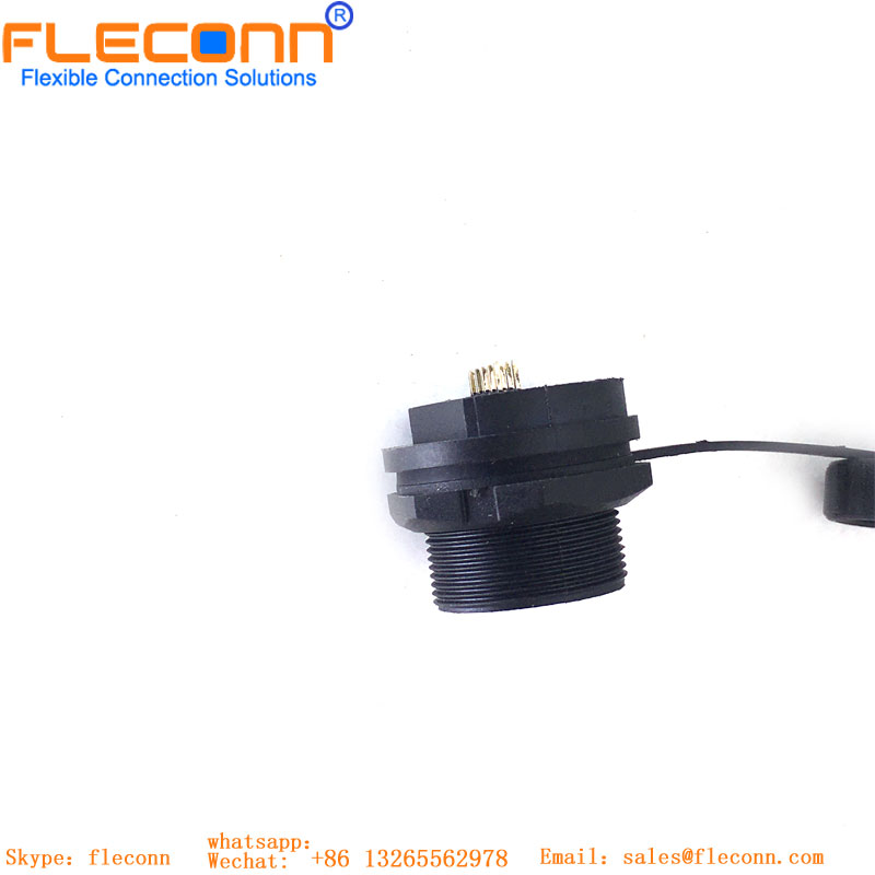 Connettore RJ45 per montaggio a pannello impermeabile IP67 Ip67 waterproof panel mount rj45 connector