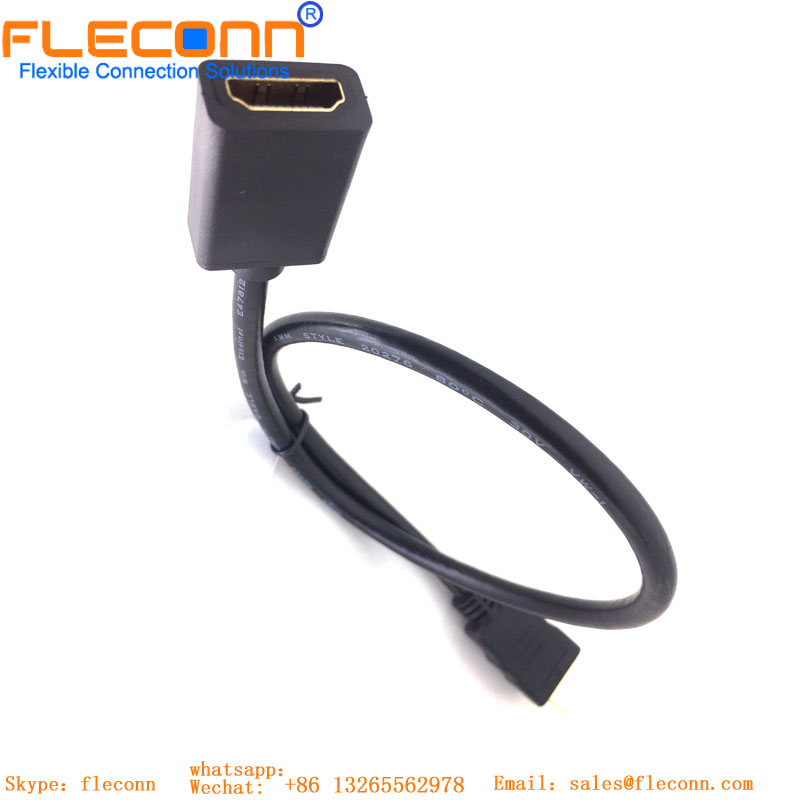 Cavo HDMI versione 1.4 Cavo HD a gomito ruotabile a 180 gradi 3D