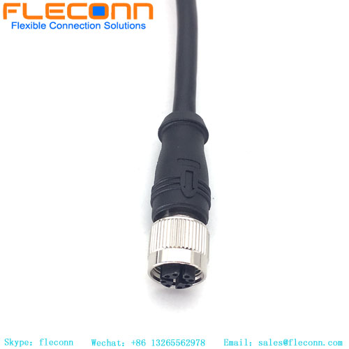 Cavo Ethernet M12 8 posizioni X-coded femmina a RJ45