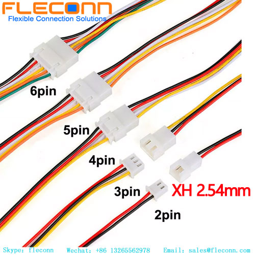 Cablaggio connettore Jst Xh serie Xhp-4 passo 2,5 mm 2 3 4 5 6 7 8 pin