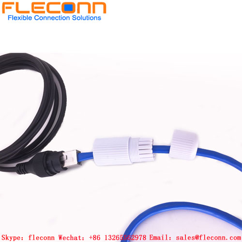 Cavo di prolunga Ethernet Rj45 impermeabile da esterno Ip66 Ip67 maschio a femmina
