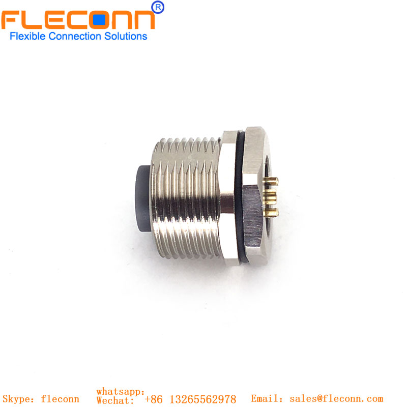 Connettore schermato metallico circolare M12 a 17 pin